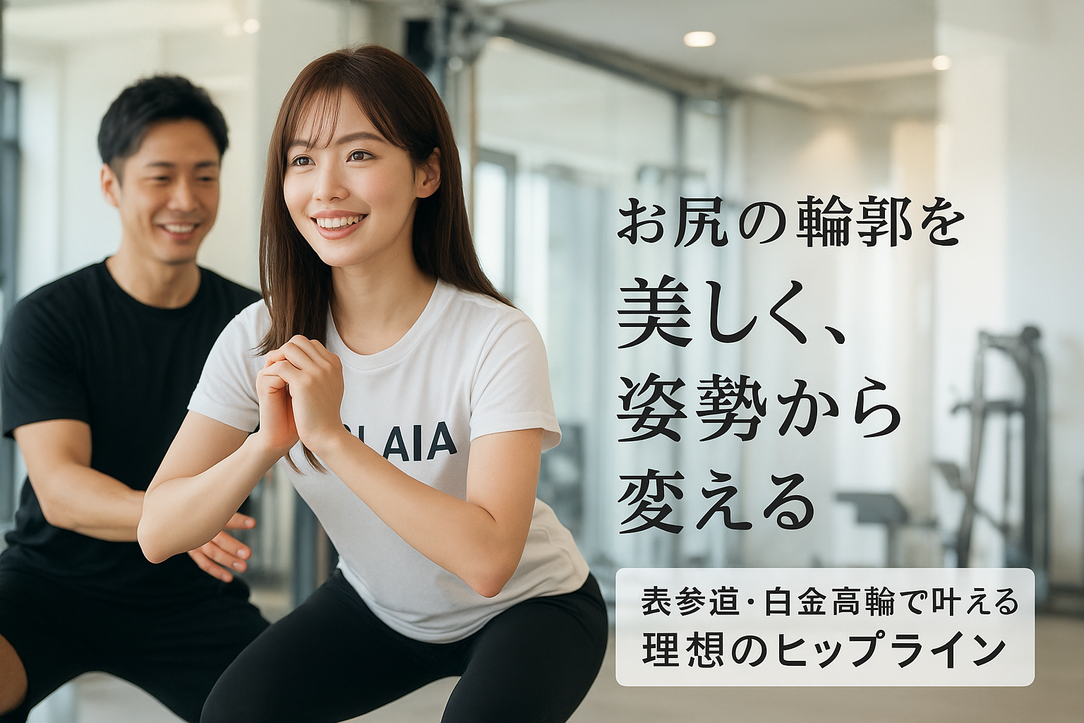 「お尻の形が四角く見える…」「横から見たときに丸みがない…」と悩む女性は少なくありません。実はお尻の輪郭は、単に筋肉を鍛えるだけでなく、姿勢の歪みや体の使い方が大きく影響しています。普段の生活で骨盤や背骨の位置が崩れると、本来のヒップラインがつぶれてしまい、垂れた印象や平面的なお尻になりがちです。 そんなお悩みを根本から解決するのが、姿勢改善を組み込んだトレーニング。この記事では、表参道の女性専用パーソナルジム「AGLAIA personal gym」が提案する、お尻の輪郭を美しく整える効果的なトレーニングを5つご紹介します。20代〜30代のOLや主婦、夜職の女性にも取り入れやすい内容なので、ぜひ参考にしてください。 ⸻ なぜ「姿勢改善」が美尻作りに必要なのか？ お尻の筋肉（大臀筋・中臀筋・小臀筋）は、骨盤の角度や背骨のアライメントに左右されます。例えば、骨盤が後傾するとお尻は平たく見え、前傾しすぎると反り腰になって下腹がぽっこり出てしまいます。つまり、お尻を引き締めたいなら筋トレだけでなく、正しい姿勢を作る土台作りが欠かせないのです。 表参道 パーソナルジム「AGLAIA personal gym」では、単にスクワットやヒップスラストを繰り返すのではなく、姿勢改善のためのアプローチを組み合わせています。これにより、無駄な力みを排除し、効率的にお尻の筋肉を使えるようになるのです。 ⸻ 効果抜群！お尻の輪郭を整える姿勢改善トレーニング5選 ① ヒップリフト（骨盤ニュートラル強化） 仰向けで膝を曲げ、お尻を持ち上げる動作。腰を反らずに骨盤をニュートラルに保つことがポイントです。これにより大臀筋がしっかり働き、お尻の丸みが強調されます。デスクワークで弱くなりがちなヒップの筋肉を目覚めさせる効果も。 ベネフィット：ヒップアップ効果＋腰痛予防 ⸻ ② クラムシェル（股関節外旋強化） 横向きに寝て膝を開閉するトレーニング。中臀筋を鍛えることで骨盤の安定性が高まり、歩行姿勢や立ち姿が美しくなります。お尻の横の丸みが出て、洋服もスタイルアップして見えるのが魅力。 ベネフィット：ヒップラインの横幅調整＋O脚改善 ⸻ ③ デッドバグ（体幹安定＋骨盤調整） 仰向けで手足を交互に動かすトレーニング。腹圧を高めて体幹を安定させることで、骨盤の傾きを改善。下腹のぽっこりも解消しやすく、お尻の位置が自然に引き上がります。 ベネフィット：ウエスト引き締め＋美姿勢習慣 ⸻ ④ ブルガリアンスクワット（下半身強化＋左右差改善） 片足をベンチに置き、もう片方でスクワットする種目。股関節の可動性を高めつつ、大臀筋と太ももをバランスよく刺激できます。特に左右差のある女性に効果的で、お尻のラインを左右均等に整えることが可能です。 ベネフィット：美脚＋左右バランス改善 ⸻ ⑤ ピラティスブリッジ（しなやかなヒップライン） ピラティスの要素を取り入れたブリッジ動作で、背骨を一つずつ動かすように意識。これにより柔軟性が向上し、お尻から背中までのシルエットが一体となって美しく仕上がります。 ベネフィット：ヒップから背中にかけての美しい流線美 ⸻ パーソナルトレーニングだからできる「最短の変化」 自己流でトレーニングをしても、姿勢のクセを直すのは難しいもの。表参道の女性専用パーソナルジム「AGLAIA personal gym」では、経験豊富なトレーナーが一人ひとりの骨盤・背骨の状態をチェックし、あなたに最適なトレーニングメニューを提案します。短期間でも姿勢の変化が実感できるため、「今までお尻が変わらなかった」という女性も大きな成果を得ています。 ⸻ AGLAIA personal gym 表参道本店と新店舗情報 現在、表参道本店は満枠のため新規募集を停止しております。しかし、多くのご要望にお応えするため、2025年秋に「白金高輪 パーソナルジム」を新規オープン予定です。新店舗では、表参道と同様に「美尻×姿勢改善」に特化したプログラムを展開予定。表参道で培ったノウハウをそのまま白金高輪に導入するので、アクセスの良いエリアで通いたい方には朗報です。 ⸻ まとめ お尻の輪郭を美しく整えるためには、ただ筋肉を鍛えるのではなく、姿勢改善を土台にしたアプローチが不可欠です。ヒップリフトやクラムシェルなどのシンプルな種目でも、正しい姿勢と意識を持つことで驚くほどの変化を感じられるでしょう。 表参道 パーソナルジム「AGLAIA personal gym」は、ただ痩せるだけでなく「女性らしい丸みとしなやかさ」を引き出す専門ジム。満枠のため本店は新規募集を停止していますが、2025年秋には白金高輪に新店舗が誕生予定です。お尻の輪郭を変えて、自信を持って好きな服や水着を楽しみたい方は、ぜひ新店舗の最新情報をチェックしてください。