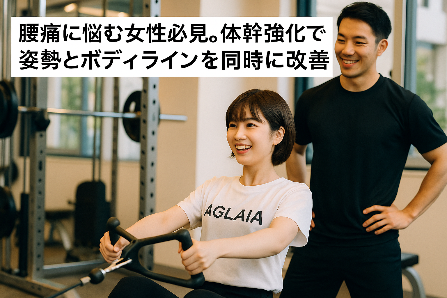 慢性的な腰痛でデスクワークがつらい」「姿勢が悪くてスタイルも崩れてきた気がする」「ストレッチやマッサージをしても改善しない」――そんな悩みを抱えていませんか？特に20代〜30代前半の女性は、OLとして長時間座りっぱなしの生活や、主婦としての家事・育児、夜職での立ち仕事やヒール着用などで腰への負担が大きくなりやすい時期です。 腰痛の原因は単なる筋肉疲労ではなく、「体幹の弱さ」と「姿勢の崩れ」が大きく関係しています。女性専用の**表参道 パーソナルジム「AGLAIA personal gym」**では、腰痛改善とボディメイクを同時に叶える「体幹強化メソッド」を提供。単なる痛みの緩和ではなく、美しい姿勢とボディラインを取り戻す根本改善をサポートしています。 ⸻ 腰痛が女性に多い理由 1. 長時間のデスクワーク 座り姿勢が続くと腰への負担が大きくなり、筋肉が硬直。 2. 体幹の筋力不足 体幹が弱いと骨盤が前後に傾きやすく、腰に余計なストレスがかかる。 3. 猫背や反り腰などの姿勢不良 正しい姿勢が保てないことで腰が支えられず、慢性化。 4. 運動不足や筋肉のアンバランス 下半身や背中が弱いと腰に負担が集中しやすい。 5. ヒールや不安定な靴の着用 夜職やおしゃれでヒールを履く習慣がある女性は骨盤の歪みが進行。 ⸻ 自己流ケアで改善しない理由 ストレッチやマッサージは一時的に血流を促すものの、根本的な筋力不足や姿勢の歪みを解消しない限り、腰痛は再発します。大切なのは「体幹を強化し、正しい姿勢を支える筋肉をつけること」です。 ⸻ AGLAIAの体幹強化メソッド AGLAIA personal gymでは、一人ひとりの姿勢や生活習慣を分析し、腰痛改善とボディメイクを両立する体幹トレーニングを提供しています。 • プランクバリエーション 腹横筋や多裂筋を鍛え、腰を守る土台を強化。 • デッドバグ 背骨を安定させながら腹筋を刺激し、腰痛予防に最適。 • ヒップリフト 大臀筋と体幹を同時に鍛え、骨盤の安定性を高める。 • バードドッグ 体幹と背中の筋肉をバランスよく強化し、姿勢改善へ。 • 呼吸エクササイズ 横隔膜を活性化させ、正しい腹圧で腰を支える。 これらを組み合わせることで、腰痛改善だけでなく美しい姿勢とボディラインを同時に実現できます。 ⸻ ベネフィット① 腰痛からの解放 体幹が強化されると腰への負担が軽減し、日常生活の不快感が改善。デスクワークや家事も快適になります。 ⸻ ベネフィット② 姿勢美人へ 猫背や反り腰が整い、自然と背筋が伸びる。正しい姿勢は若々しい印象を与え、自信ある立ち姿を演出します。 ⸻ ベネフィット③ ボディラインの改善 体幹トレーニングはウエストの引き締めやヒップアップ効果も。姿勢改善と同時にスタイルアップが叶います。 ⸻ ベネフィット④ 健康と美容を同時に 腰痛改善だけでなく、代謝アップ・冷えやむくみの改善など、美容面にもプラス効果。毎日の生活が前向きに変わります。 ⸻ 表参道本店は満枠、新規募集停止中 現在、表参道 パーソナルジム AGLAIA本店は満枠につき、新規募集を一時停止しています。渋谷・青山・表参道エリアで「腰痛改善や体幹強化に特化したジム」として高い評価をいただいており、常に満席状態です。 ⸻ 2025年秋、白金高輪店が新規オープン予定 「表参道は遠い」「早く体幹トレーニングを始めたい」という女性のために、2025年秋に白金高輪 パーソナルジムを新規オープン予定です。港区・麻布・広尾からも通いやすく、より多くの女性に最新メソッドをお届けします。 ⸻ まとめ：腰痛改善と美しい体は同時に叶う • 腰痛の原因は体幹不足と姿勢不良 • 自己流ケアではなく、プロの体幹強化メソッドが必要 • 腰痛改善・姿勢美人・スタイルアップを同時に実現 AGLAIA personal gymは、20代〜30代女性の「腰痛改善」と「ボディメイク」を両立させる専門ジムです。表参道本店は満枠ですが、白金高輪店のオープンをぜひ楽しみにしてください。あなたの体は必ず変わります。