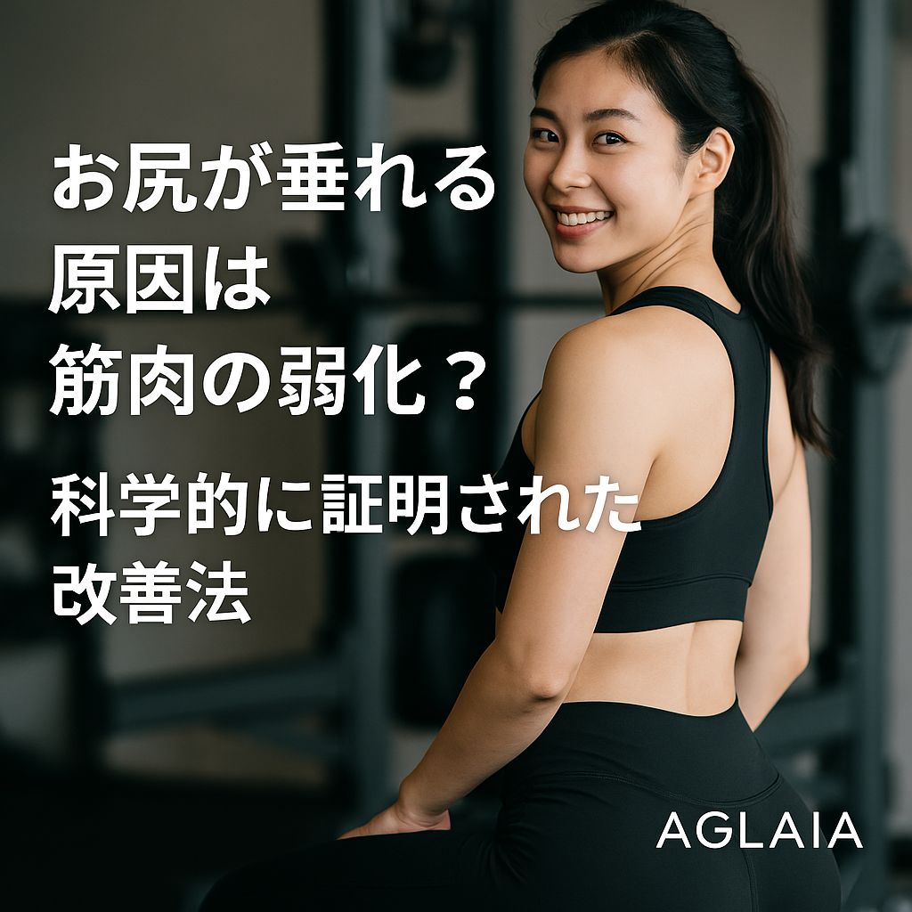1. 「昔よりお尻が下がった気がする…」その理由は？ 鏡に映る後ろ姿を見て、「なんだかお尻が下がってきた」と感じたことはありませんか？ 実はその原因、年齢や体重のせいではなく、**“筋肉の弱化（ディトレーニング）”**にあります。 お尻は大臀筋・中臀筋・小臀筋という3つの筋肉で構成されています。 これらが重力に抗ってヒップを支える役割を果たしていますが、使わないことで筋肉が弱まり、ハリと高さを失ってしまうのです。 2. 科学的に見る「お尻が垂れる」メカニズム 筋肉の不使用による委縮 アメリカ運動生理学会（ACSM）による研究では、筋肉は約2〜3週間使わないだけで萎縮が始まると報告されています。 特に座りっぱなしの生活では、大臀筋が常に伸ばされた状態になり、筋繊維が働かなくなります。 姿勢の悪化による骨盤の傾き 猫背や反り腰の姿勢は、骨盤を歪めてヒップラインを崩します。 骨盤が後傾するとお尻が下がり、前傾すると太ももが張る“残念ヒップ”に。 血流と代謝の低下 筋肉の活動が減ると血流が滞り、脂肪がつきやすくなります。 結果的に、お尻まわりにセルライトができやすく、引き締まりのない印象に。 3. 表参道ジム発！美尻を取り戻す科学的トレーニング 表参道の女性専用 AGLAIA personal gym では、筋肉の弱化を根本から改善する「3D美尻プログラム」を導入。 姿勢分析と筋電図データを活用し、使われていない筋肉を再活性化するトレーニングを行います。 ① ヒップスラスト お尻のメイン筋である大臀筋をダイレクトに刺激。 科学的にも最もヒップアップ効果が高いトレーニングとされています（Contreras et al., 2015）。 ② ブルガリアンスクワット 左右のバランスを整えながら中臀筋を鍛える。 姿勢の歪みを改善し、丸みのあるヒップラインを形成。 ③ バンドサイドステップ お尻の横（中臀筋）を強化し、骨盤を安定させる。 O脚やX脚の改善にも効果的。 ④ ヒップリフト 骨盤底筋と大臀筋を同時に刺激し、下垂防止に最適。 4. 自宅でもできる！垂れ尻予防エクササイズ 階段を一段飛ばしで上る（大臀筋を自然に刺激） 椅子に浅く座って骨盤を立てる（姿勢維持） 寝る前にヒップリフト30秒×2セット これらを日常的に行うだけで、筋肉の“休眠状態”を防ぐことができます。 5. 白金高輪でも導入予定！女性専用3D美尻メソッド 表参道本店で話題の「3D美尻×姿勢改善プログラム」は、2025年秋に白金高輪パーソナルジムでも導入予定。 完全個室・女性専用の空間で、専門トレーナーが骨格分析から丁寧に指導します。 骨盤矯正・筋活性トレーニング・代謝改善を同時に行うため、運動初心者でも確実に変化を実感できます。 6. 科学的根拠に基づく「筋肉の再教育」 筋肉の弱化は年齢ではなく“使わないこと”が原因。 正しく動かすことで再び活性化できることが、運動生理学的にも証明されています。 AGLAIAでは、トレーニング中にお尻の筋肉が“どのように働いているか”を体感的に学びながら、再教育していくスタイルを採用。 そのため、リバウンドのないヒップアップが叶います。 7. まとめ ✔ お尻が垂れる原因は「筋肉の弱化」 ✔ 科学的根拠に基づいたトレーニングで改善できる ✔ 表参道・白金高輪の女性専用ジムで美尻を再構築 ――― 表参道パーソナルジム AGLAIA、そして 白金高輪パーソナルジム（2025年秋オープン予定） で、 “科学的に裏付けされた美尻づくり”を体験してみませんか？