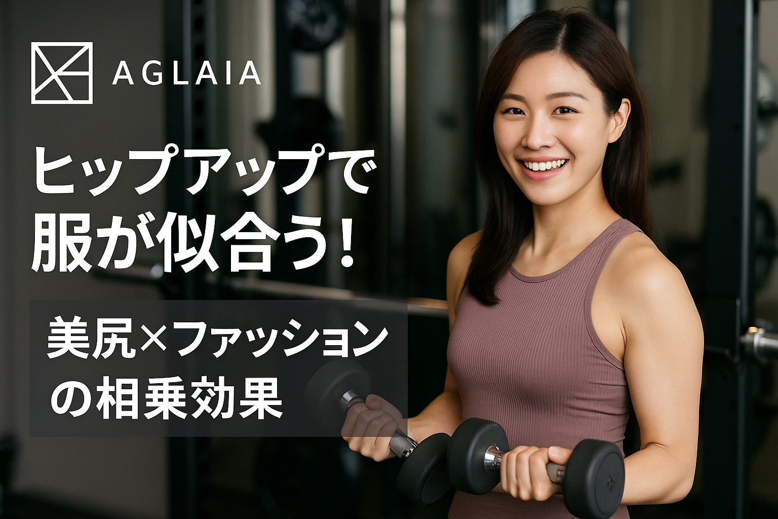 ヒップアップで服が似合う！美尻×ファッションの相乗効果 ― 表参道パーソナルジムが提案する「後ろ姿から選ぶおしゃれ」 ― 「同じ服なのに、スタイルがいい友達の方が断然似合う」 「ダイエットしてサイズは落ちたのに、なぜか服がキマらない」 その“差”を生んでいるのは、数字よりも**ヒップライン（お尻の形）**かもしれません。 表参道駅徒歩3分の女性専用・完全個室 **AGLAIA personal gym（アグライア パーソナルジム）**には、 • もっとパンツスタイルをかっこよく着こなしたい • タイトスカートやワンピースの後ろ姿に自信を持ちたい • 「表参道 パーソナルジム 美尻」でジムを探している という20〜30代女性が多く通われています。 今回は、ヒップアップ×ファッションがどう相乗効果を生むのか、 そして表参道の女性専用パーソナルジムとしてAGLAIAがどのような美尻メソッドを行っているのかを、分かりやすくまとめました。 ⸻ 1. なぜ「お尻」が変わると服が似合うようになるのか？ ① パンツ・デニムの“後ろ姿”が別人級に変わる ヒップが垂れていると、 • 後ろポケットが下がって見える • お尻と太ももの境目がぼやける • 生地にシワが寄り、野暮ったい印象になる といった“もっさり感”が出やすくなります。 一方、ヒップアップしてお尻のトップ位置が高くなると、 • ポケット位置が上がって脚長に見える • お尻と太ももの境目がくっきりする • 生地の余りが減り、シルエットがスッと縦に落ちる など、同じパンツでも見え方が劇的に変わるのが特徴です。 ② ウエストの“くびれ”が際立ち、ワンピースが映える お尻が上がると、ヒップトップとウエストの位置に高低差が生まれます。 すると、 • ベルトマークワンピース • マーメイドスカート • ハイウエストボトム などで、くびれ〜ヒップにかけてのラインが立体的に。 体重が同じでも、「くびれが深く見える」「後ろ姿が若返った」と感じる方が多い理由です。 ③ トップスの丈・シルエットの選択肢が増える ヒップラインが気になると、 • つい“お尻隠し丈”のトップスばかり選ぶ • ロングカーディガンでいつも後ろを隠してしまう というパターンに陥りがちです。 ヒップアップしてお尻の形に自信が生まれると、 • ショート丈トップスで脚長バランスに • ジャケットを肩がけして、ヒップラインをあえて見せるコーデ など、ファッションの選択肢そのものが増えることも大きなメリットです。 ⸻ 2. ファッションが映える“美尻”の条件とは？ AGLAIAが考える「服が似合う美尻」は、単に大きいお尻ではありません。 ポイントはこの3つです。 1. トップ位置が高い（ヒップアップしている） 2. 横から見た丸みと奥行きがある 3. 下尻と太ももの境目がくっきりしている この3つが揃うと、 • スキニーでもワイドパンツでも後ろ姿がきれい • タイトスカートのラインに“色気”と“上品さ”が出る • オーバーサイズのトップスでもだらしなく見えない といった「何を着ても似合う体型」に近づいていきます。 ⸻ 3. 表参道パーソナルジム発：美尻×ファッションを叶えるヒップアップメソッド AGLAIA personal gymでは、 “服が似合う身体づくり”＝美尻×姿勢×骨格と考え、以下のステップでアプローチします。 STEP1：姿勢・骨盤・ヒップラインのトータルチェック • 反り腰・猫背・巻き肩の有無 • 骨盤の前傾／後傾 • O脚・X脚など脚ラインの崩れ • パンツを履いたときのヒップ位置・シワの入り方 をチェックし、「なぜ今の服がしっくりこないのか」を分析。 表参道スタジオでは、AI姿勢分析も活用し、画像を見ながら説明していきます。 STEP2：中臀筋＆大臀筋を3Dで鍛える“美尻トレ” パンツ・スカートが似合うヒップラインをつくるため、 • 中臀筋（お尻の横）：骨盤を支え、横への広がりを整える • 大臀筋（お尻の後ろ）：トップ位置と丸みをつくる • ハムストリング（太もも裏）：下尻を引き上げ、境目をつくる をバランスよく鍛えます。 代表的な種目は、 • ヒップスラスト／ヒップリフト • ブルガリアンスクワット • ルーマニアンデッドリフト • バンドサイドウォーク など。 「前ももではなく、お尻と太もも裏に効かせるフォーム」にこだわることで、 脚を太くせずにヒップだけを引き上げていきます。 STEP3：ファッションを意識した“後ろ姿づくり”アドバイス AGLAIAでは、トレーニングだけでなく、 • どのシルエットのボトムが今のラインに合うか • ヒップラインがきれいに見える丈感・ウエスト位置 • 今後挑戦したいファッションに合わせたボディメイク方針 といった「ファッション目線のアドバイス」もセットで行います。 「このデニムをかっこよく履きたい」「このタイトスカートを似合わせたい」など、 具体的なアイテムを持ってきていただくのも大歓迎です。 ⸻ 4. 自宅でできる“服映えヒップアップ”ミニルーティン 忙しいOLさんでも続けやすい、自宅用の簡単メニューの一例です。 1. ヒップリフト　10〜15回 × 2セット 2. バンドサイドウォーク　左右10歩 × 2往復 3. ルーマニアンデッドリフト（ペットボトルでも可）　10回 × 2セット 週2〜3回を目安に、 「お尻がきゅっと締まる感覚」を大切にしながら丁寧に行ってみてください。 ⸻ 5. 表参道・白金高輪で“服が似合う美尻”をつくるなら 【AGLAIA personal gym】は、 • 表参道駅徒歩3分 • 女性専用・完全個室 • 美尻・ヒップアップ・姿勢改善・くびれ作りに特化 • 年間2,000件以上の女性ボディメイク実績 を持つ、美尻専門パーソナルジムです。 「表参道 パーソナルジム 美尻」「表参道 ヒップアップ」で検索して来店されるお客様が多数。 さらに、2025年秋頃には白金高輪エリアに女性専用【白金高輪 パーソナルジム】を新規オープン予定。 「白金高輪 パーソナルジム 美尻」「服が似合う身体づくり」を目指す方にも通いやすい環境を整えています。 ⸻ 6. まとめ：美尻は“最強のファッションアイテム” • ヒップアップすると、パンツもスカートも“後ろ姿”が映える • お尻が上がることで、くびれ・脚長効果など全身のバランスも整う • 美尻は、どんな服も“自分のもの”にできる最高のファッション投資 「クローゼットの中の服を、もっと素敵に着こなしたい」 「体型に負けて服を諦めるのではなく、体を整えて選べる自分になりたい」 そう感じたら、ぜひ一度 AGLAIA personal gym 表参道の体験トレーニングへ。 あなたが“本当に着たい服”から逆算した、 美尻×ファッションの相乗効果を最大限に引き出すボディメイクプラン をご提案します。
