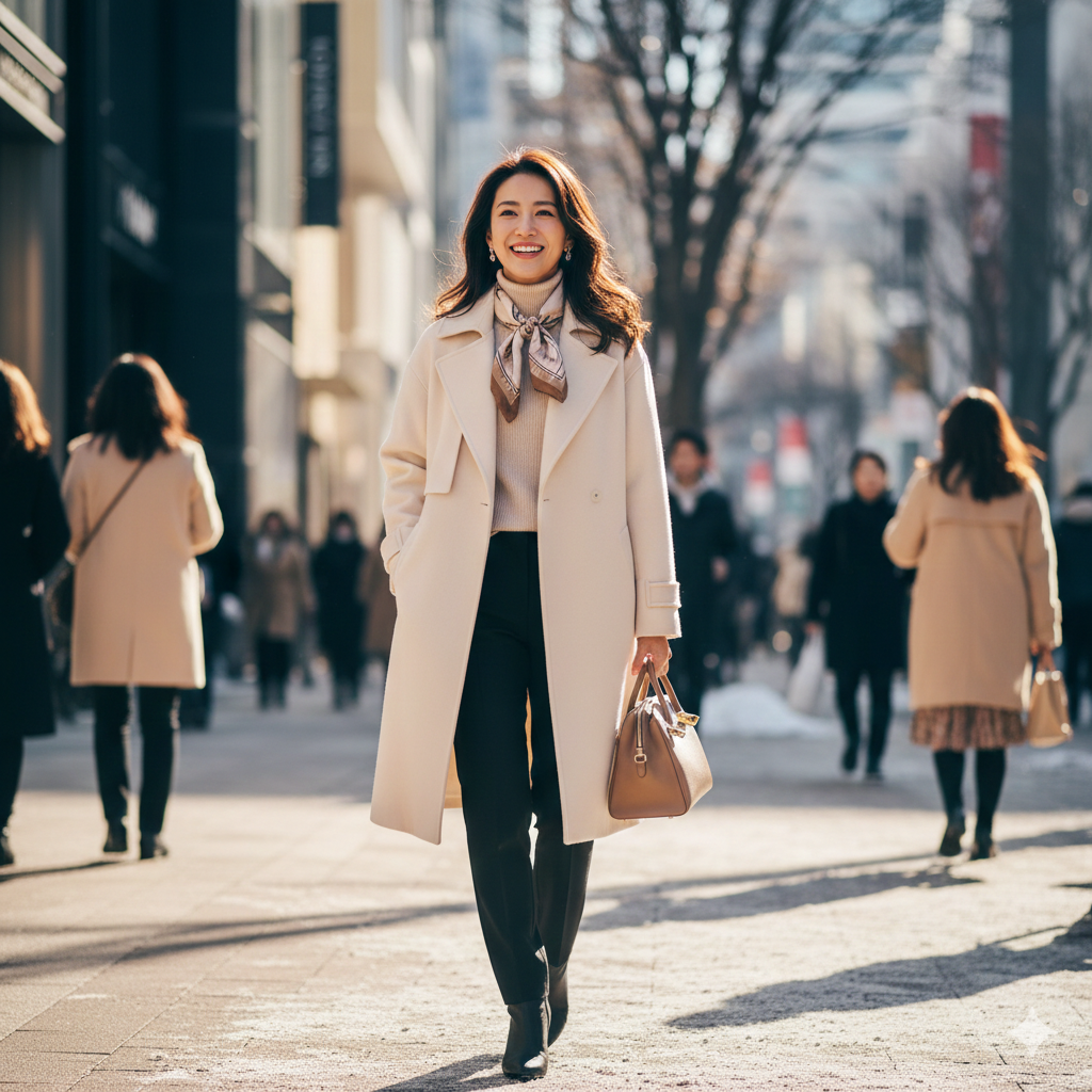 都会に馴染む洗練された雰囲気の女性